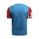 Męska koszulka t-shirt 2071- biała/niebieska