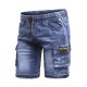 Spodenki męskie HY669 - niebieski jeans