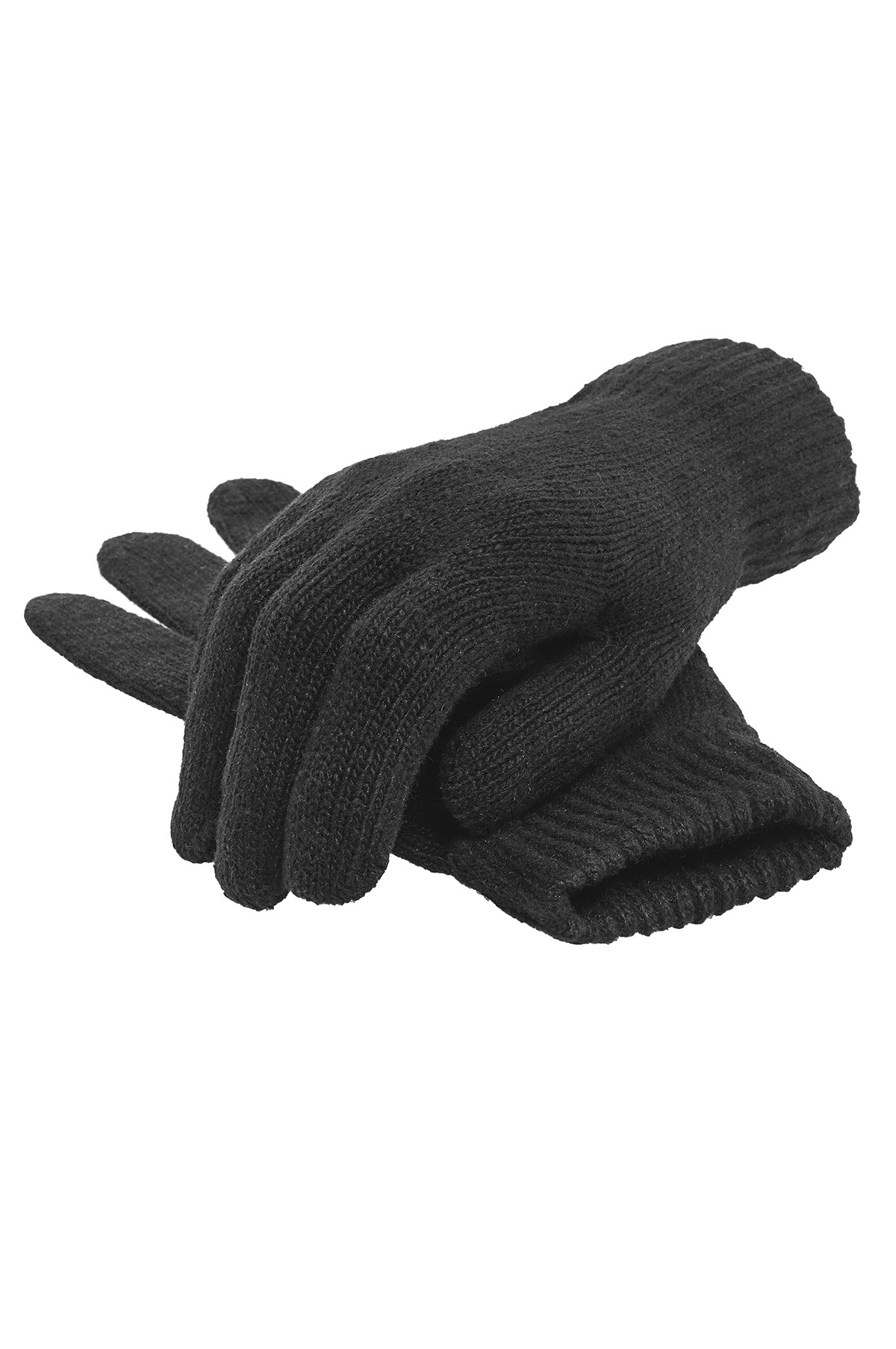 Rękawiczki wełniane A14 - czarne