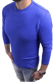 Bluza męska longsleeve JL5 - niebieska