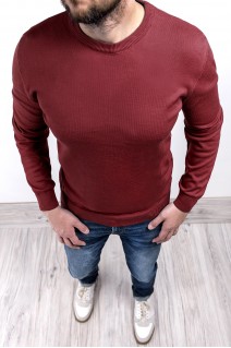 Sweter męski 2300 - czerwony