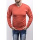 Sweter męski 2200 - malinowy