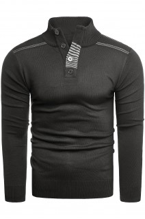 Sweter H2051 - antracyt
