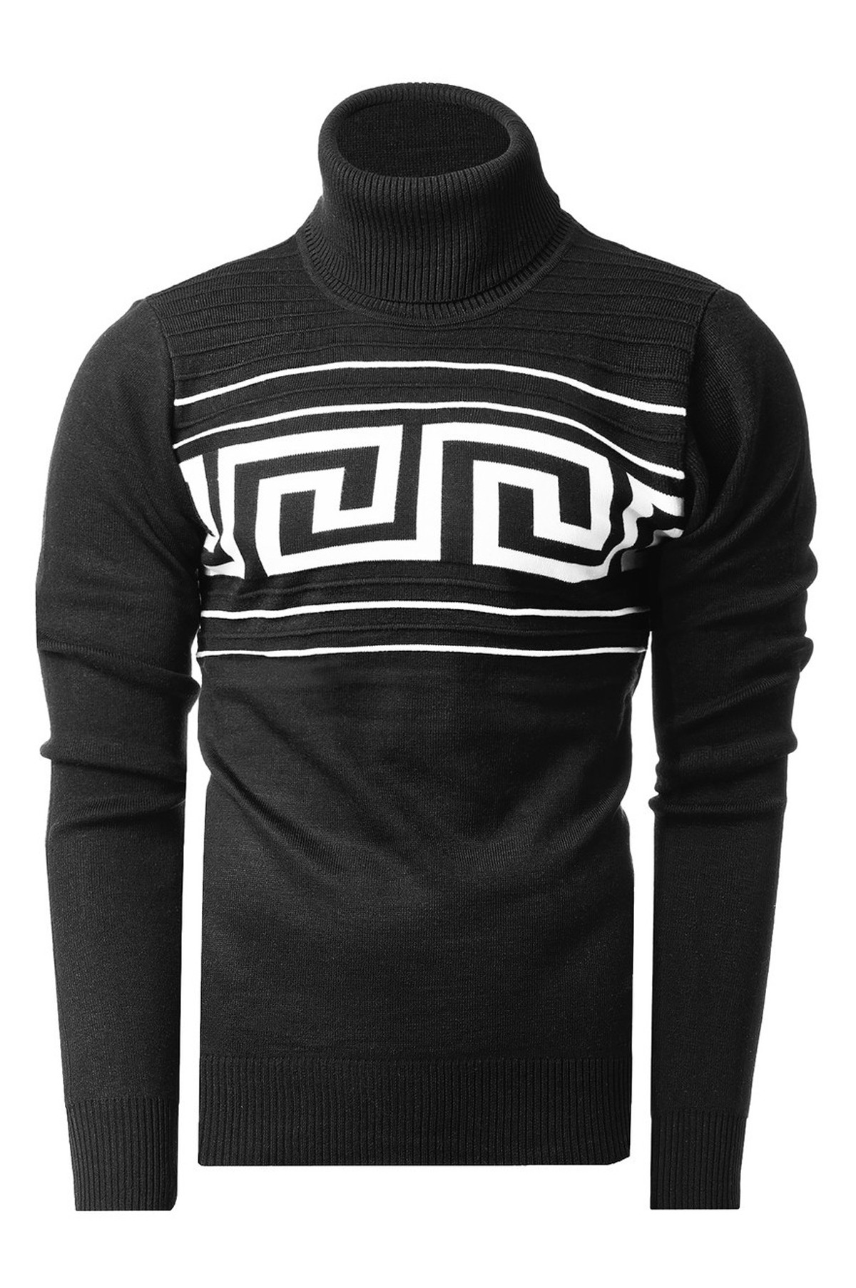 Sweter/bluza D6290 czarny