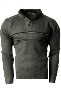 Ciepły Sweter/bluza 2114 khaki