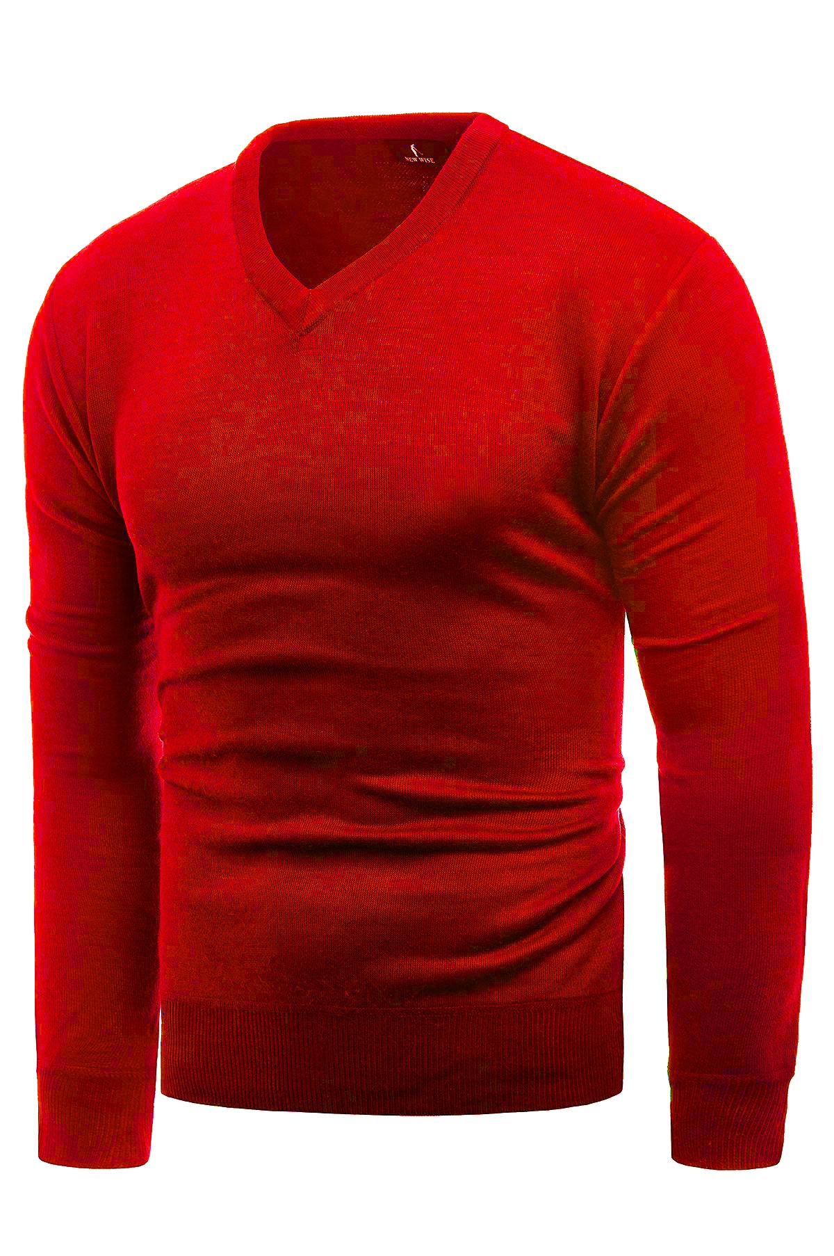 Sweter męski 2200a - czerwony