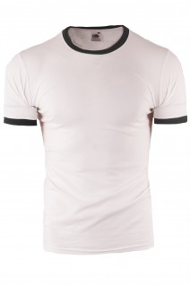 koszulka Rolly 010 - biała/czarna