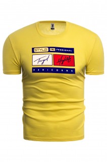 koszulka t-shirt 14-479 żółta
