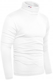Bluza golf męski 5401a - biała