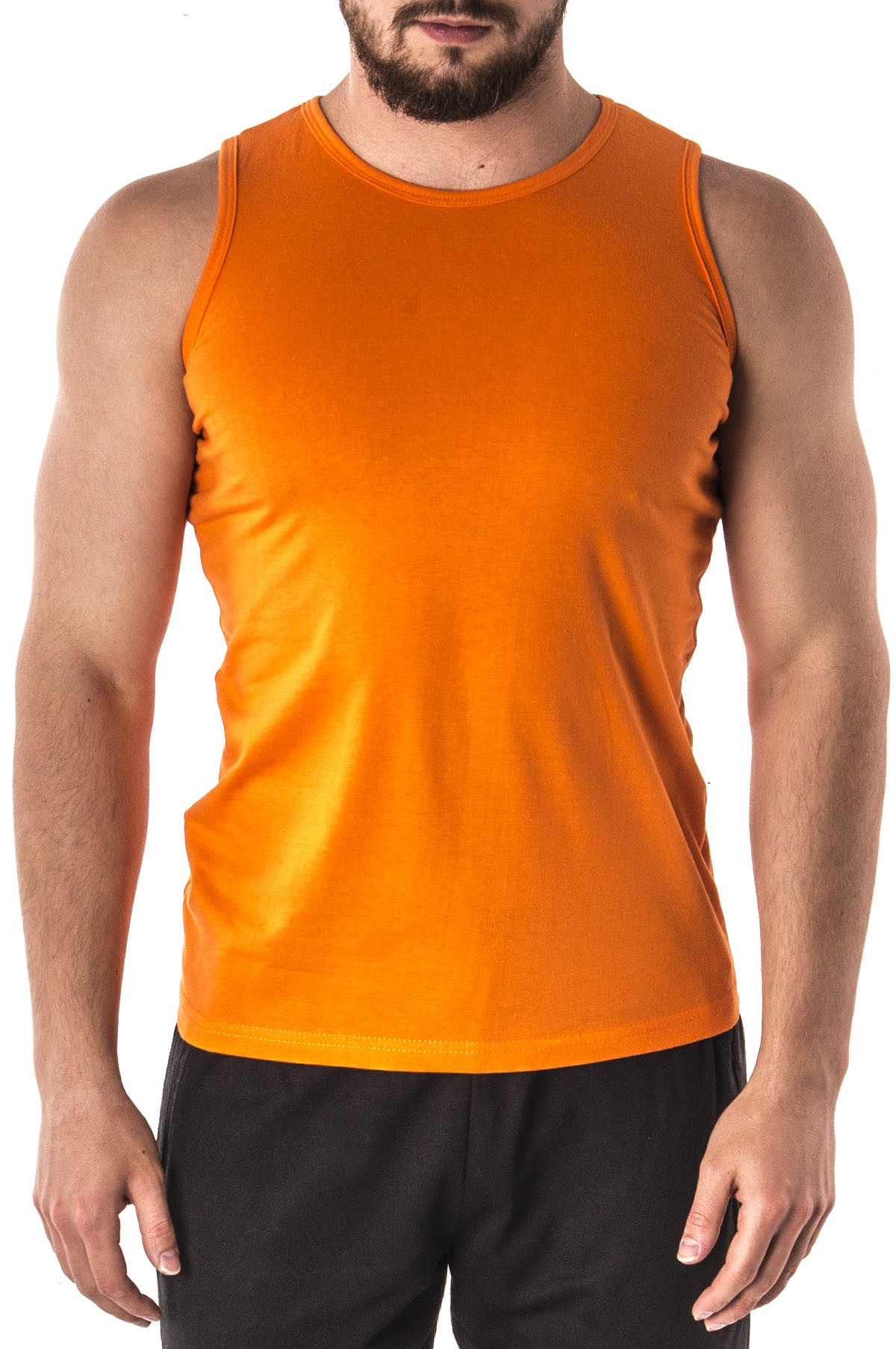Koszulka bezrękawnik am10 - pomarańcz