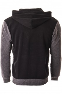 Ciepła Bluza Z Kapturem 2694 - czarna