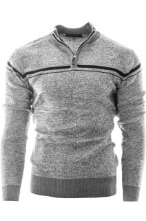 Sweter męski MQ196 - szary
