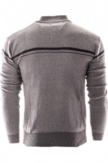 Sweter męski MQ196 - antracyt