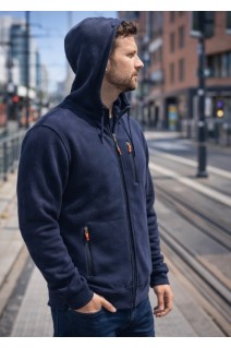 Rozpinana bluza 2476 - antracyt