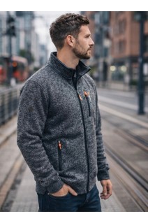 Bluza męska bez kaptura 2349 - antracyt