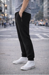 Spodnie dresowe 41640 czarne