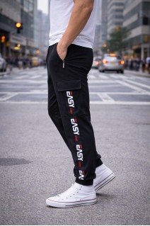 Spodnie dresowe 41640 czarne